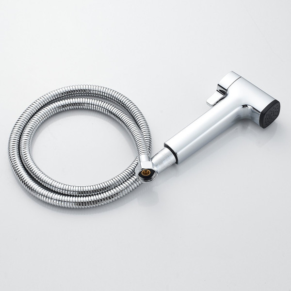 Гигиенический душ со смесителем Rose R1505F-1, белый/хром. Фото 3