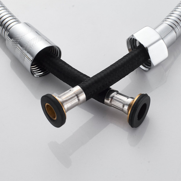 Гигиенический душ со смесителем Rose R1505F-2, белый/хром. Фото 5