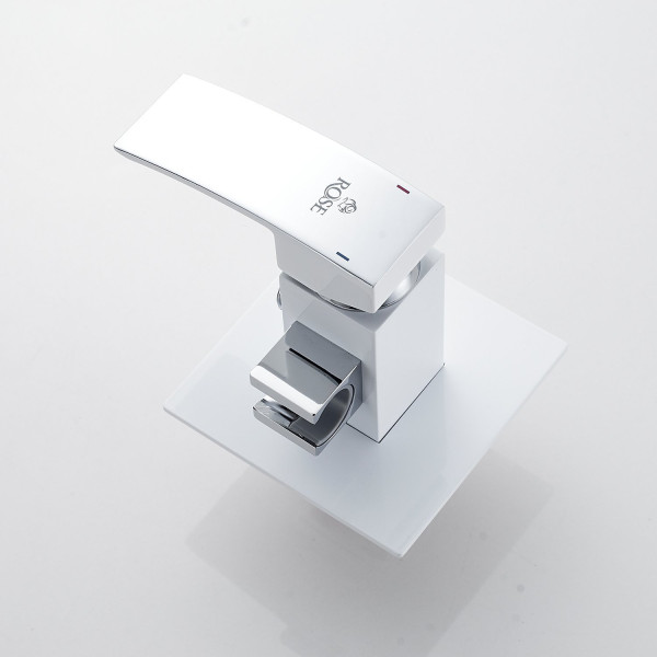 Гигиенический душ со смесителем Rose R1505F-2, белый/хром. Фото 9