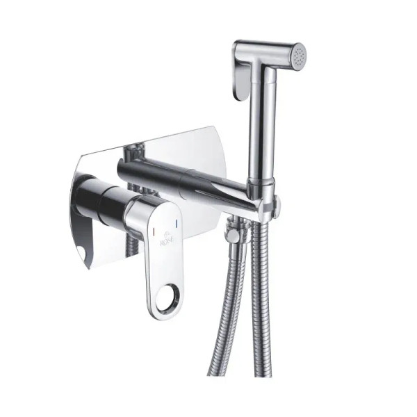 Гигиенический душ со смесителем Rose R205, хром. Фото 1