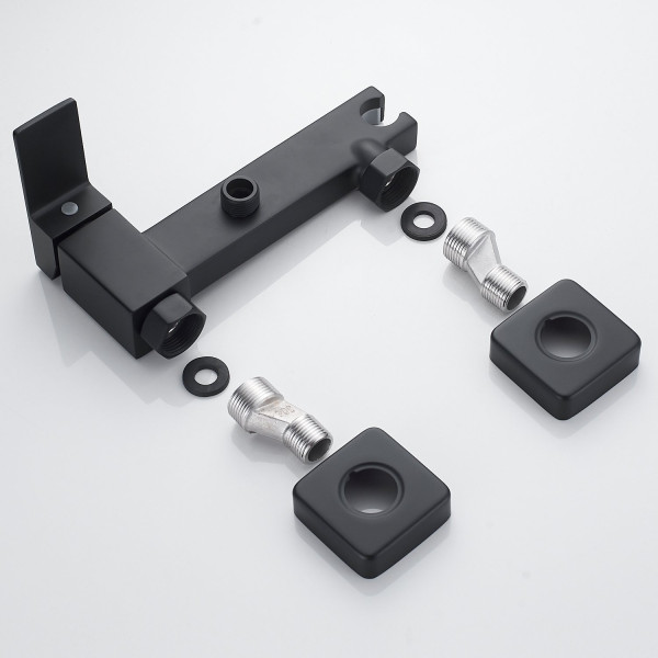 Гигиенический душ со смесителем Rose R2805H-1, черный. Фото 7