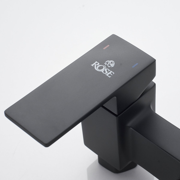 Гигиенический душ со смесителем Rose R2805H-1, черный. Фото 8