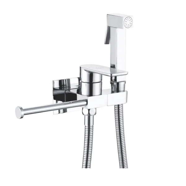 Гигиенический душ со смесителем Rose R307, хром. Фото 1