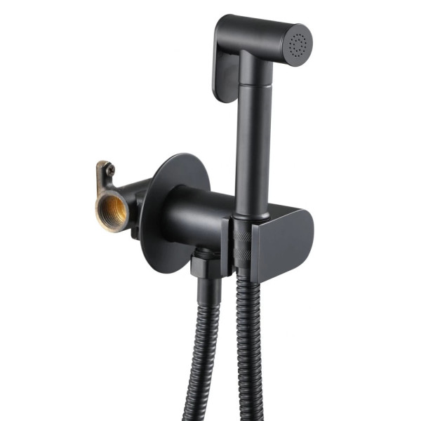 Гигиенический душ со смесителем Savol S-FXQ001H, черный. Фото 1