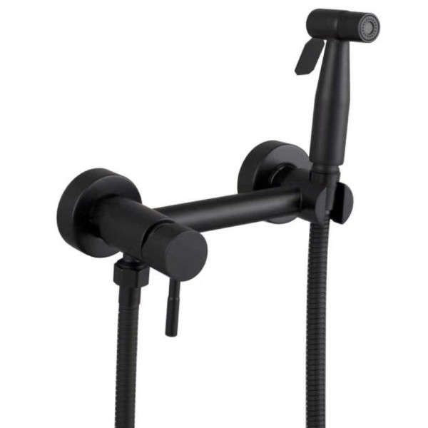 Гигиенический душ со смесителем  Savol S-FXQ006H, черный. Фото 1