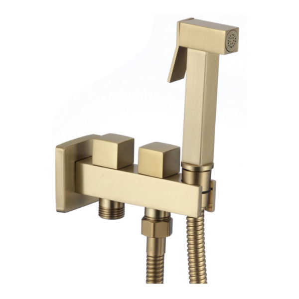 Гигиенический душ со смесителем Savol S-FXQ011C, матовое золото. Фото 1