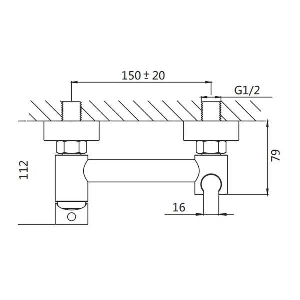 Гигиенический душ со смесителем Shevanik S107, хром. Фото 2