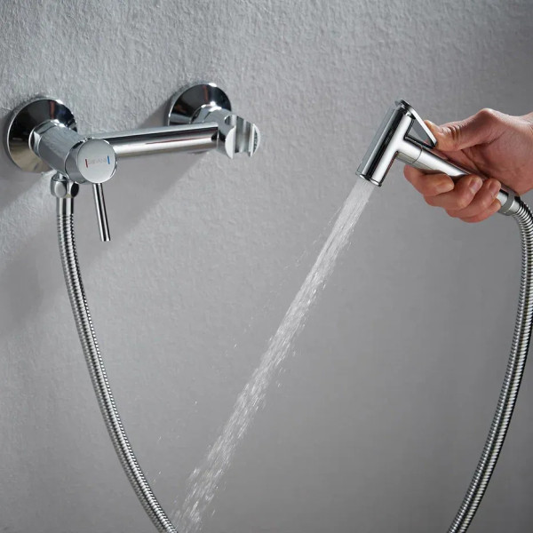 Гигиенический душ со смесителем Shevanik S107, хром. Фото 5