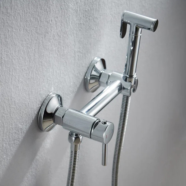 Гигиенический душ со смесителем Shevanik S107, хром. Фото 6