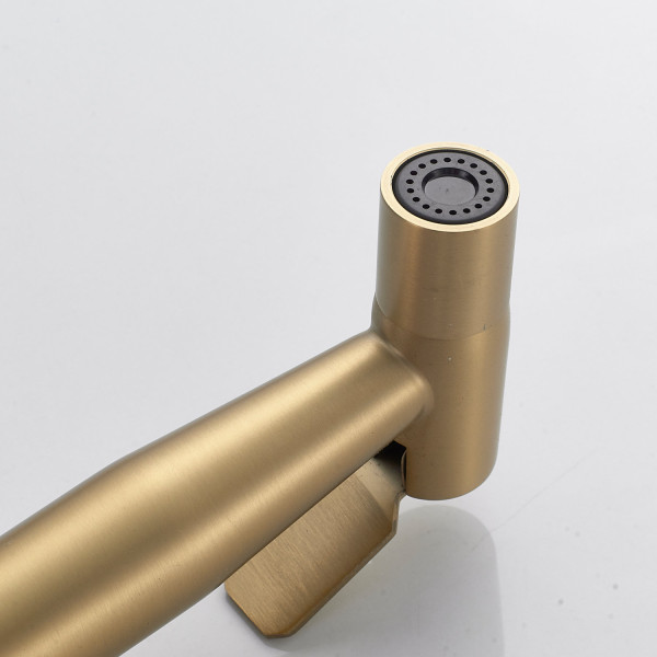 Гигиенический душ со смесителем Shevanik S107G, золотой сатин. Фото 5