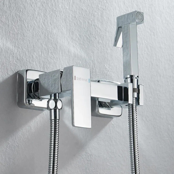 Гигиенический душ со смесителем Shevanik S137, хром. Фото 7