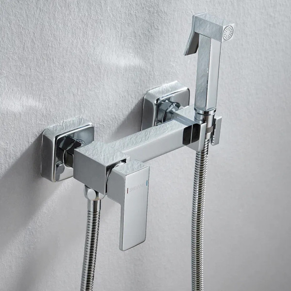 Гигиенический душ со смесителем Shevanik S137, хром. Фото 8