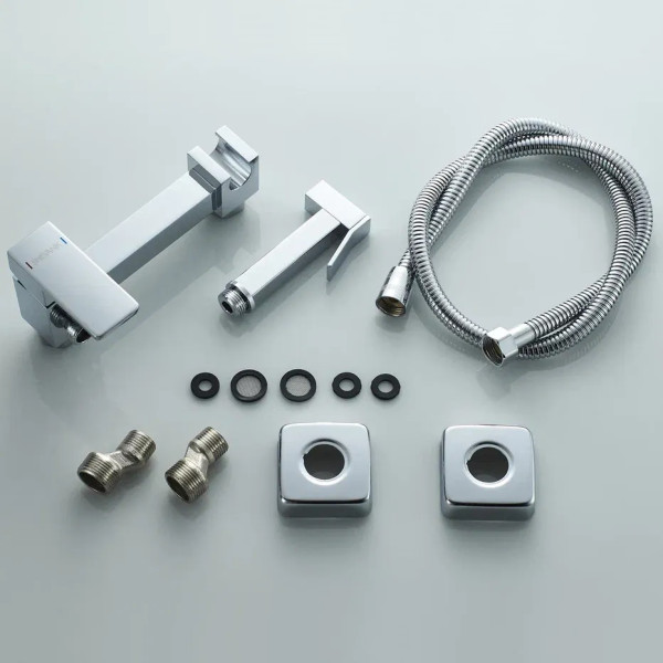 Гигиенический душ со смесителем Shevanik S137, хром. Фото 9