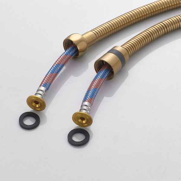 Гигиенический душ со смесителем Shevanik S137G, золотой сатин. Фото 4