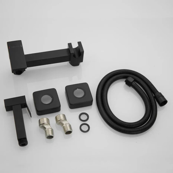 Гигиенический душ со смесителем Shevanik S137H, черный. Фото 9