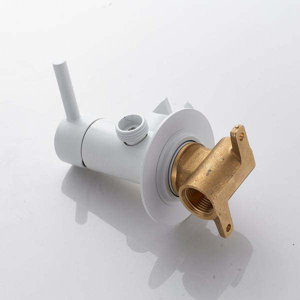 Гигиенический душ со смесителем Shevanik S147C, белый. Фото 5