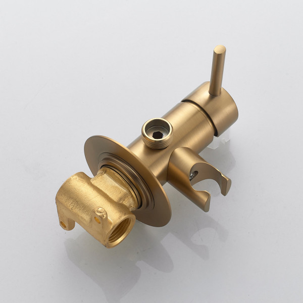 Гигиенический душ со смесителем Shevanik S147G, золотой сатин. Фото 4