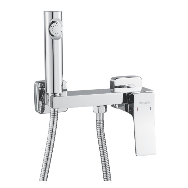 Гигиенический душ со смесителем Shevanik S4005-1, хром. Фото 1