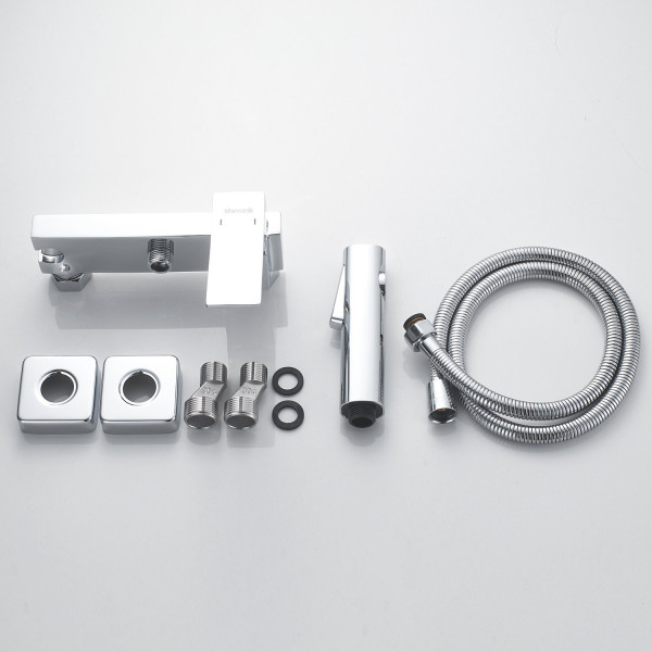 Гигиенический душ со смесителем Shevanik S4005-1, хром. Фото 3