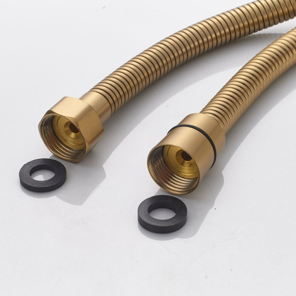 Гигиенический душ со смесителем Shevanik S4005G-1, золотой сатин. Фото 4