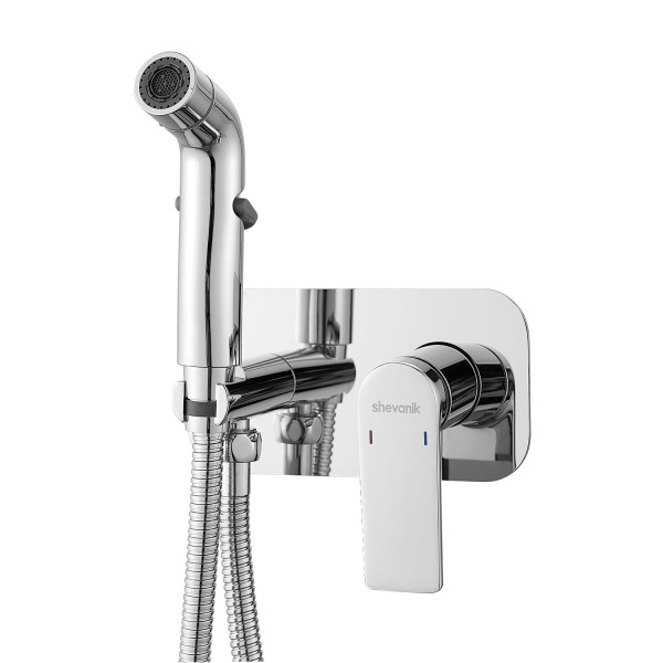 Гигиенический душ со смесителем Shevanik S4105, хром. Фото 1
