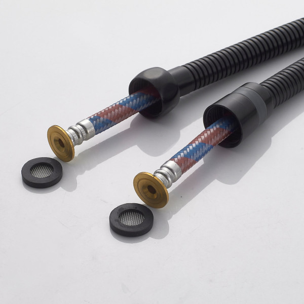 Гигиенический душ со смесителем Shevanik S4105H, черный. Фото 4