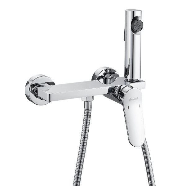 Гигиенический душ со смесителем Shevanik S4305-1, хром. Фото 1