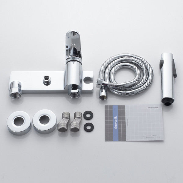 Гигиенический душ со смесителем Shevanik S4305-1, хром. Фото 3