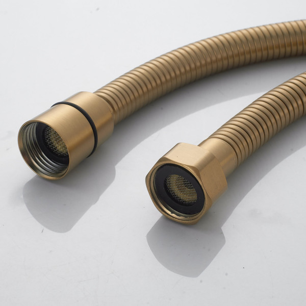 Гигиенический душ со смесителем Shevanik S4305G-1, золотой сатин. Фото 4