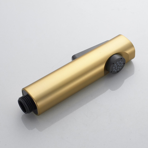 Гигиенический душ со смесителем Shevanik S4305G-1, золотой сатин. Фото 5