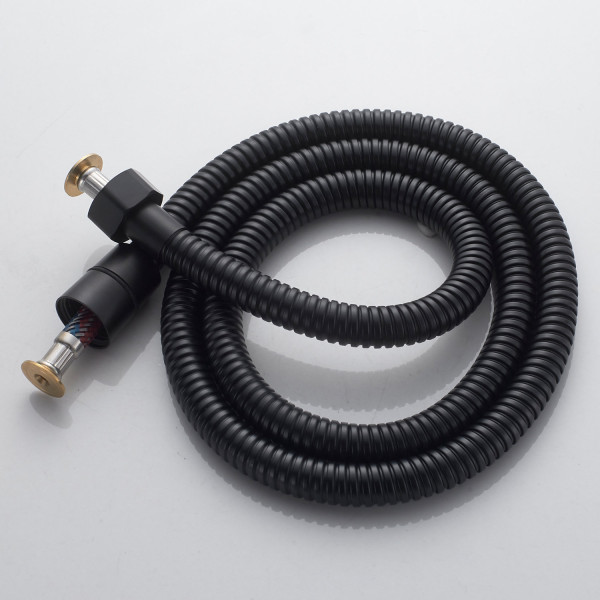 Гигиенический душ со смесителем Shevanik S4705H-1, черный. Фото 4