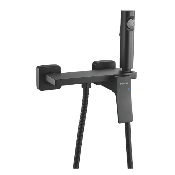 Гигиенический душ со смесителем Shevanik S6105H-1, черный. Фото 1