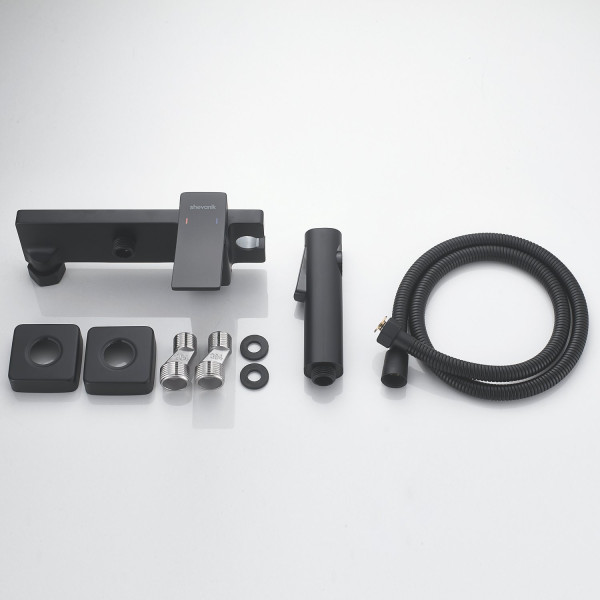 Гигиенический душ со смесителем Shevanik S6105H-1, черный. Фото 3