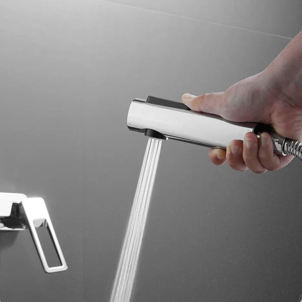 Гигиенический душ со смесителем Shevanik S6805-1, хром. Фото 4