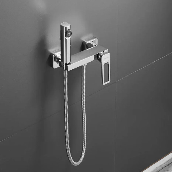 Гигиенический душ со смесителем Shevanik S6805-1, хром. Фото 6