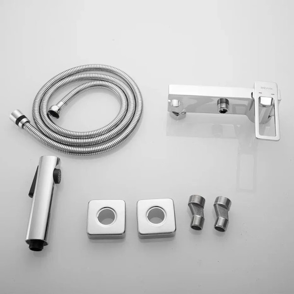 Гигиенический душ со смесителем Shevanik S6805-1, хром. Фото 9