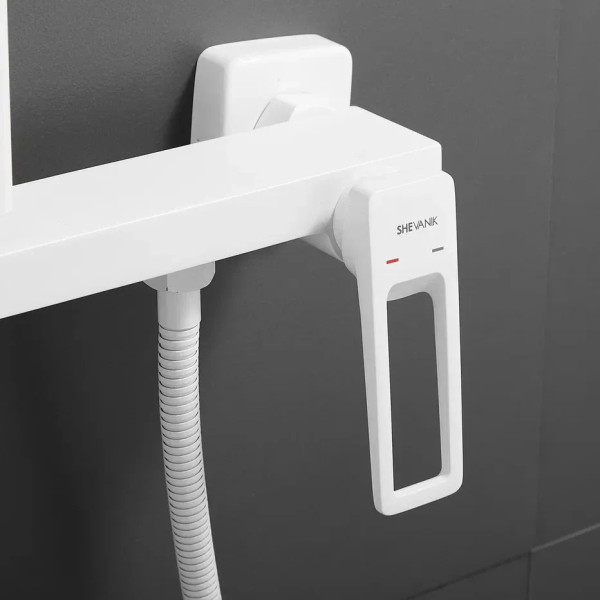 Гигиенический душ со смесителем Shevanik S6805C-1, белый. Фото 8