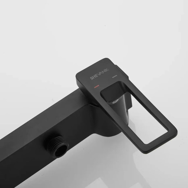 Гигиенический душ со смесителем Shevanik S6805H-1, черный. Фото 6