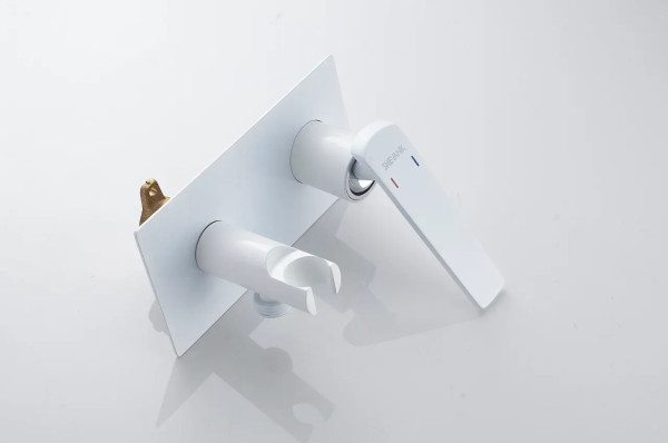 Гигиенический душ со смесителем Shevanik S8005F, белый. Фото 5