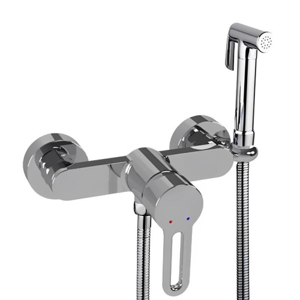 Гигиенический душ со смесителем Shevanik S8105-1, хром. Фото 1