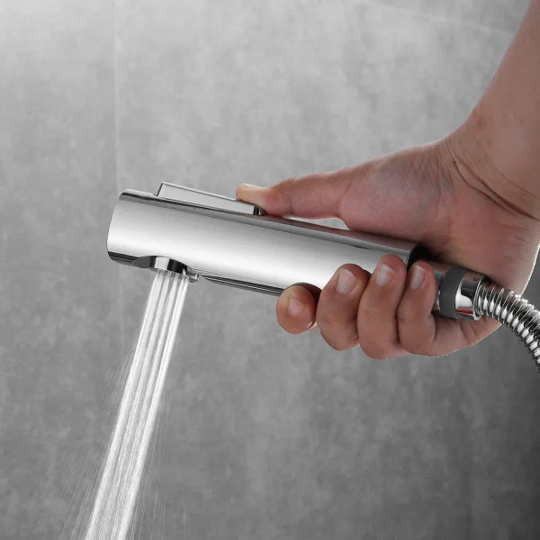 Гигиенический душ со смесителем Shevanik S8505-1, хром. Фото 4