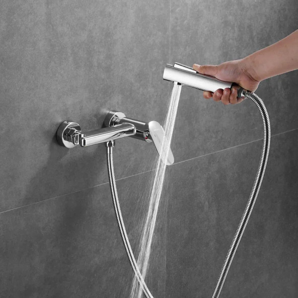 Гигиенический душ со смесителем Shevanik S8505-1, хром. Фото 6