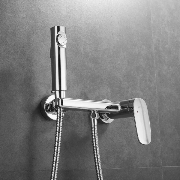 Гигиенический душ со смесителем Shevanik S8505-1, хром. Фото 7