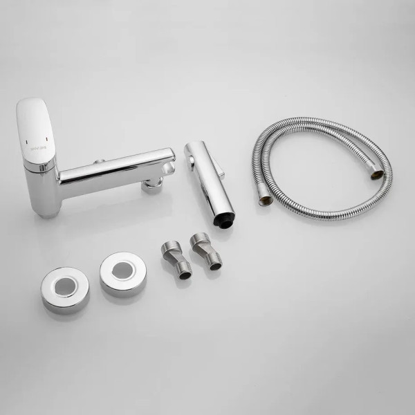 Гигиенический душ со смесителем Shevanik S8505-1, хром. Фото 10