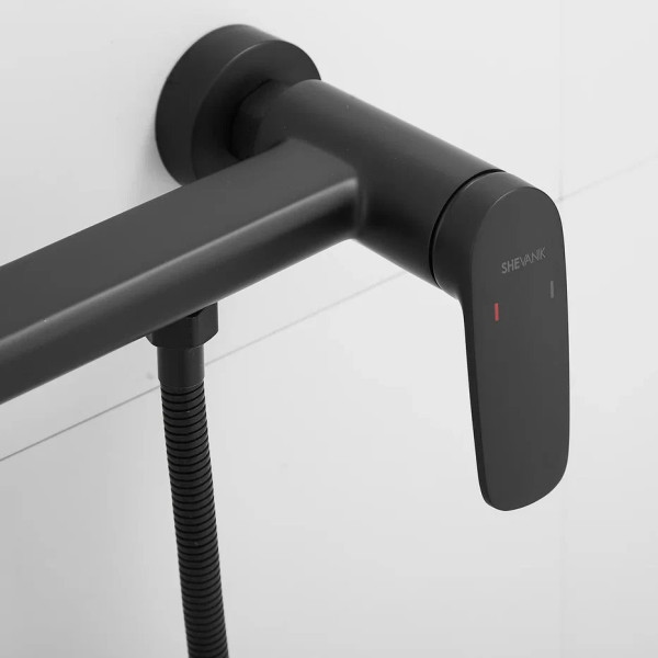 Гигиенический душ со смесителем Shevanik S8505H-1, черный. Фото 6