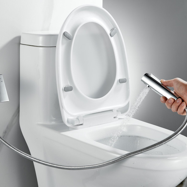 Гигиенический душ со смесителем Shevanik S9605-1, хром. Фото 4