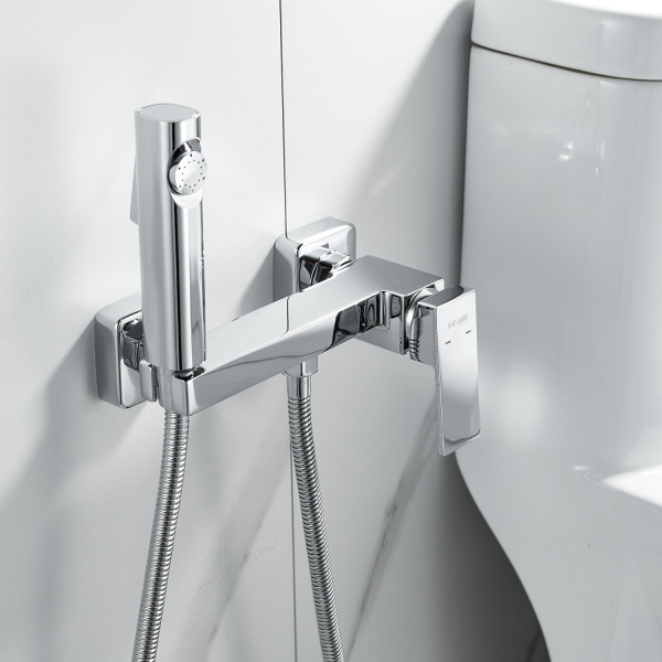 Гигиенический душ со смесителем Shevanik S9605-1, хром. Фото 5