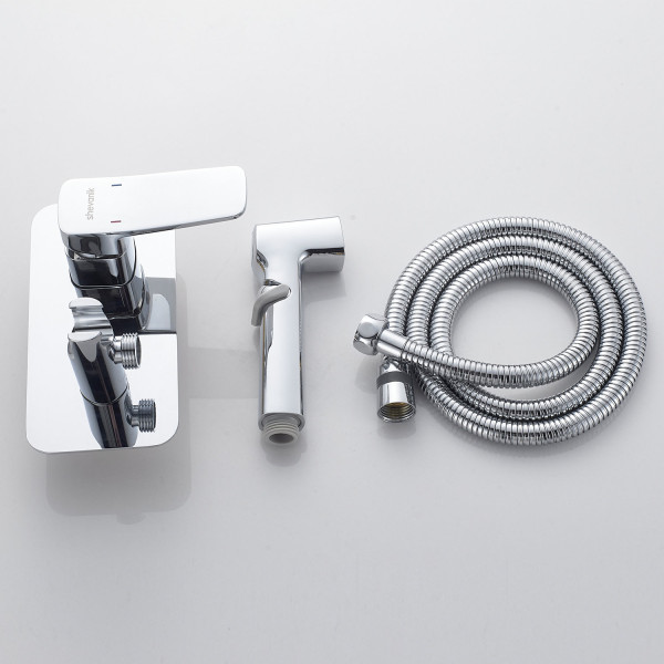 Гигиенический душ со смесителем Shevanik S9905, хром. Фото 4