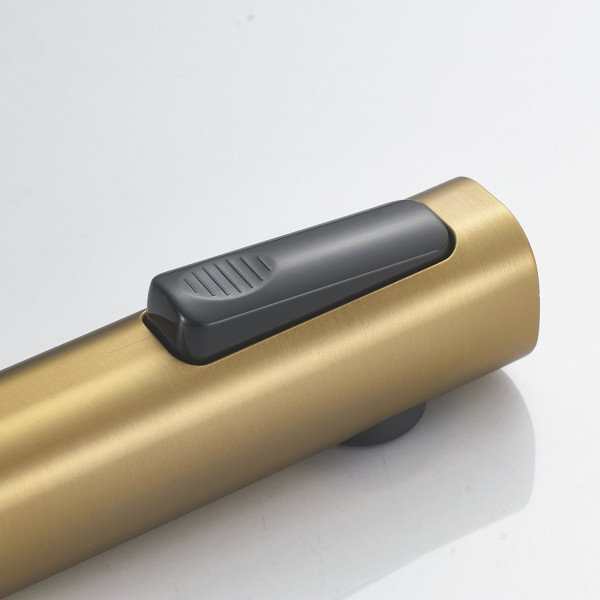 Гигиенический душ со смесителем Shevanik S9905G-1, золотой сатин. Фото 5