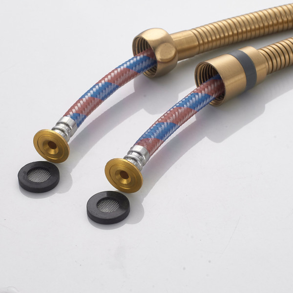 Гигиенический душ со смесителем Shevanik S9905G, золотой сатин. Фото 4